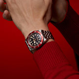 Tudor Black Bay Automatic Burgundy Jubilee Strap Watch | M7941A1A0RU-0003