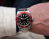 Tudor Black Bay Automatic Burgundy Jubilee Strap Watch | M7941A1A0RU-0003