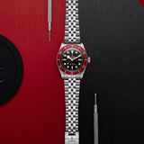 Tudor Black Bay Automatic Burgundy Jubilee Strap Watch | M7941A1A0RU-0003