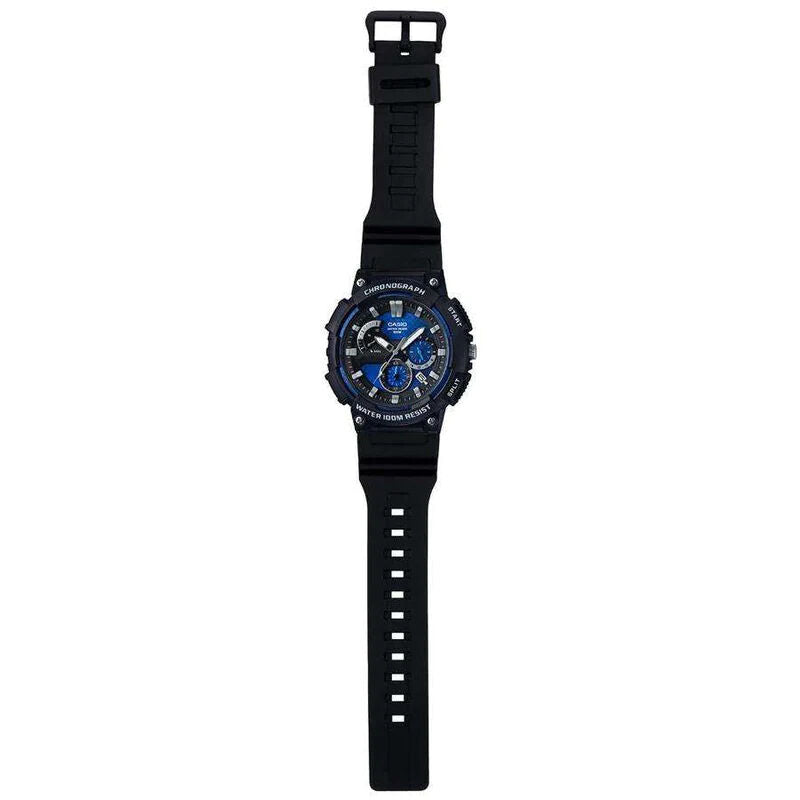 Casio Youth Chronograph Blue Dial Resin Men's Watch| MCW-200H-2AVDF