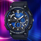 Casio Youth Chronograph Blue Dial Resin Men's Watch| MCW-200H-2AVDF