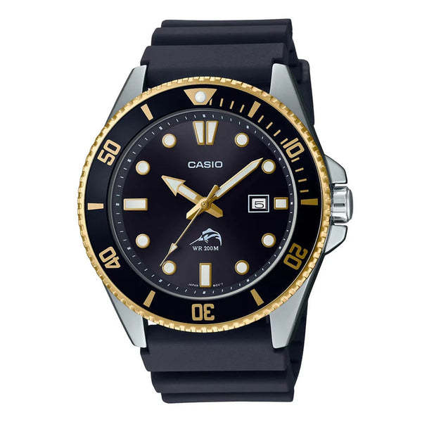 Casio Standard Duro Marlin Edition Black Dial Watch | MDV-106G-1AVCF