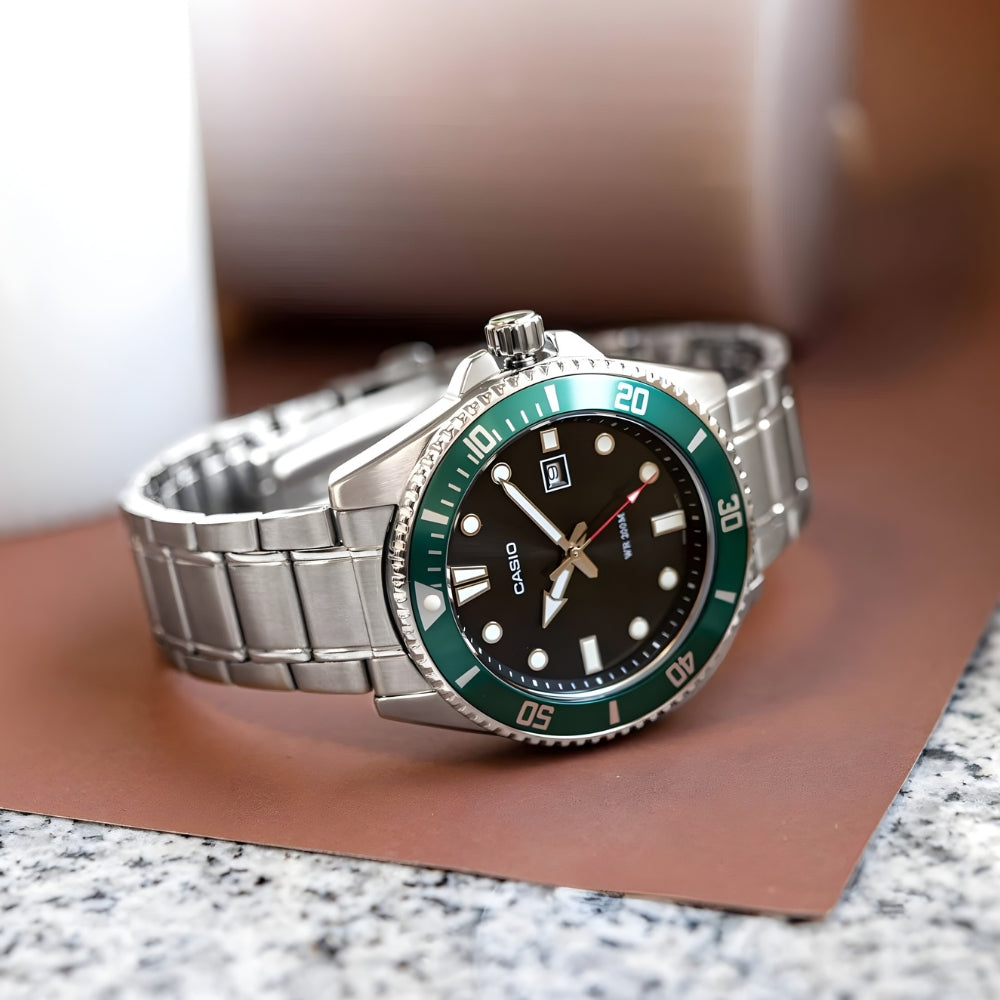 Casio General Silver Stainless Steel Men's Watch MDV-107D-3AVDF