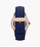 Fossil Townsman Multifunction Navy Leather Watch ME1138