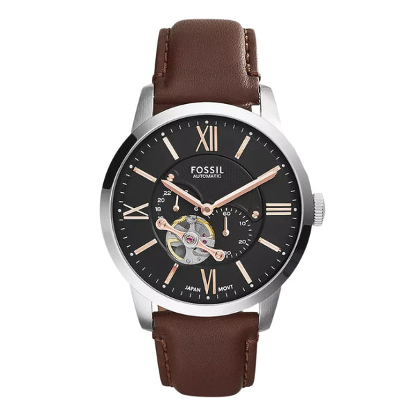 Fossil Townsman Automatic Black Dial Men's Watch | ME3061