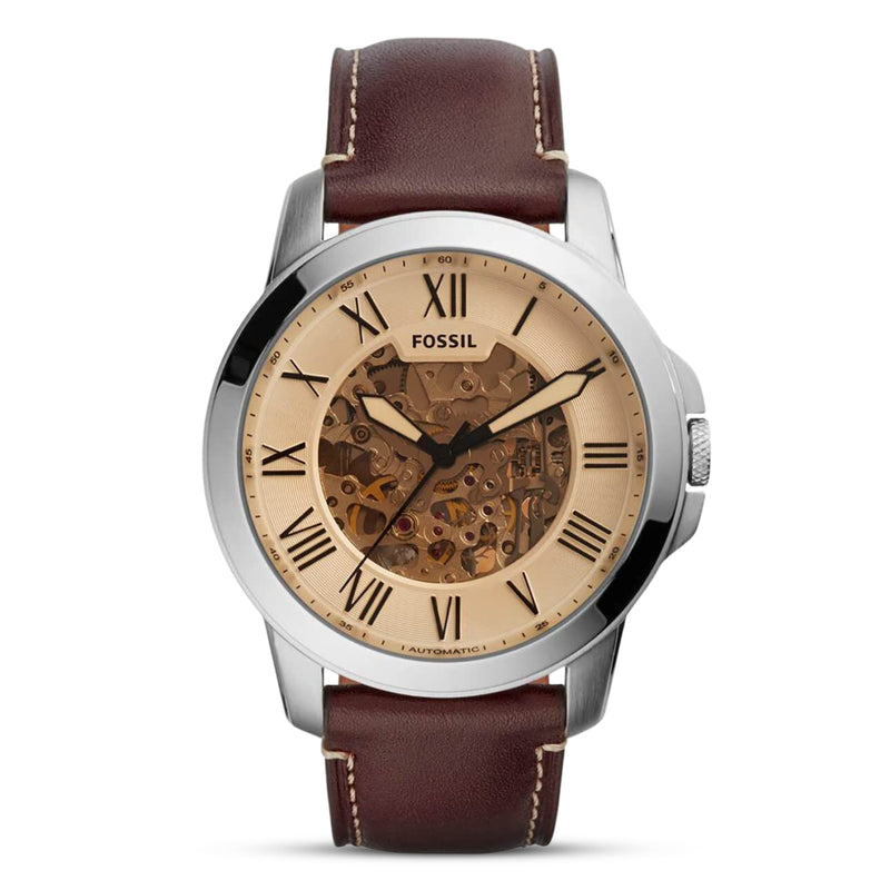 Fossil Grant Chronograph Automatic Brown Men's Watch| ME3122