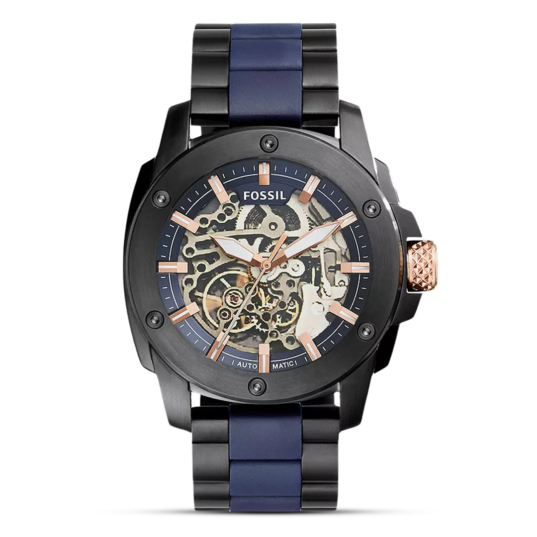 FOSSIL Modern Machine Automatic Skeleton Dial Men's Watch| ME3133