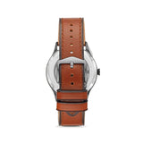 Fossil Forrester Automatic Blue Dial Leather Strap Watch | ME3179