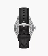 Fossil Townsman 44mm Dial Automatic Black Leather Watch ME3200