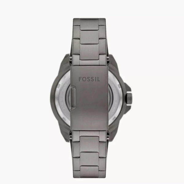 Fossil Bronson Automatic Smoke Stainless Steel Men's Watch| ME3218