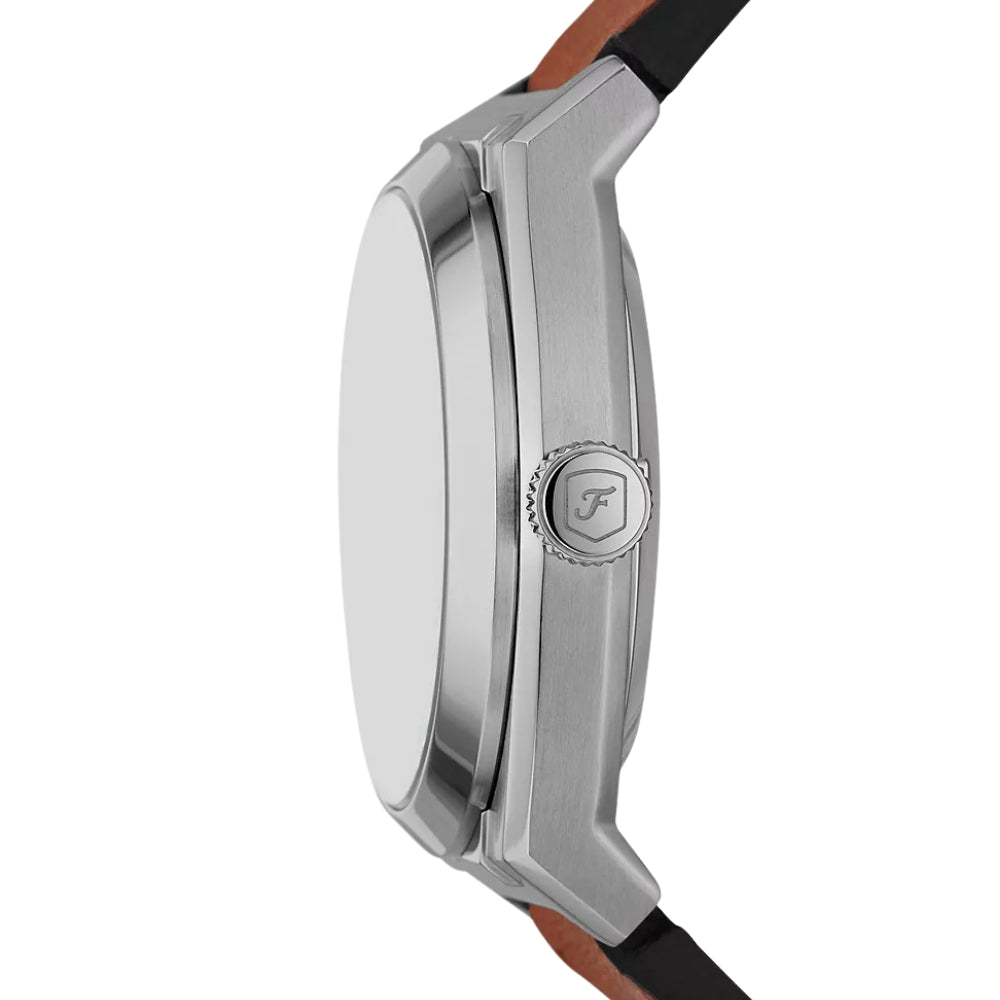 Fossil Everett Automatic Leather Strap Green Dial Men's Watch | ME3261 