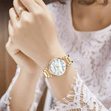 Mini Focus Rose Gold Metal Band Woman Watch MF0227L.03