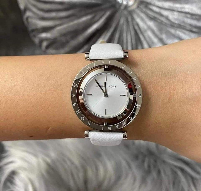 Michael Kors Averi Silver Dial Tone Ladies Watch| MK2524