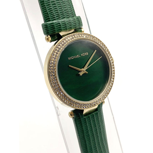 Michael Kors Parker Mini Green Dial Ladies Watch| MK2592