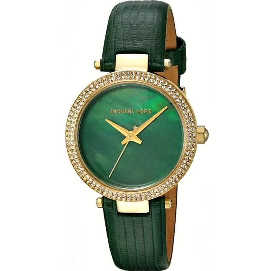 Michael Kors Parker Mini Green Dial Ladies Watch| MK2592