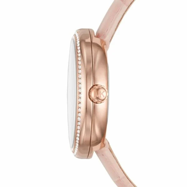 Michael Kors Courtney Floral Pink Dial Ladies Watch| MK2718