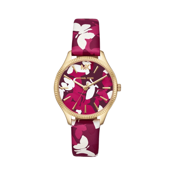 Michael Kors Lexington Floral Pink Dial Ladies Watch| MK2810