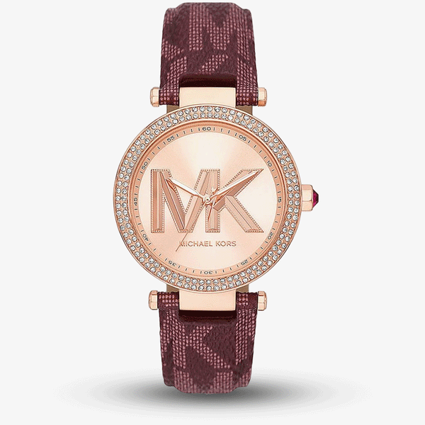 Michael Kors Parker Rose Gold Dial Ladies Watch| MK2974