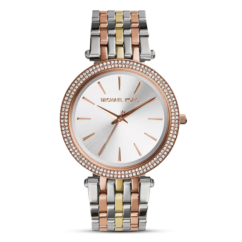 Michael Kors Darci Round Tri Tone Women's Watch | MK3203