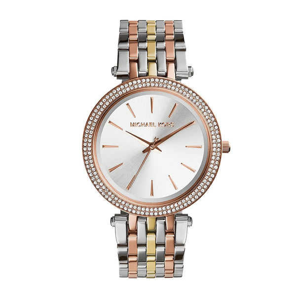 Michael Kors Darci Round Tri Tone Women's Watch | MK3203