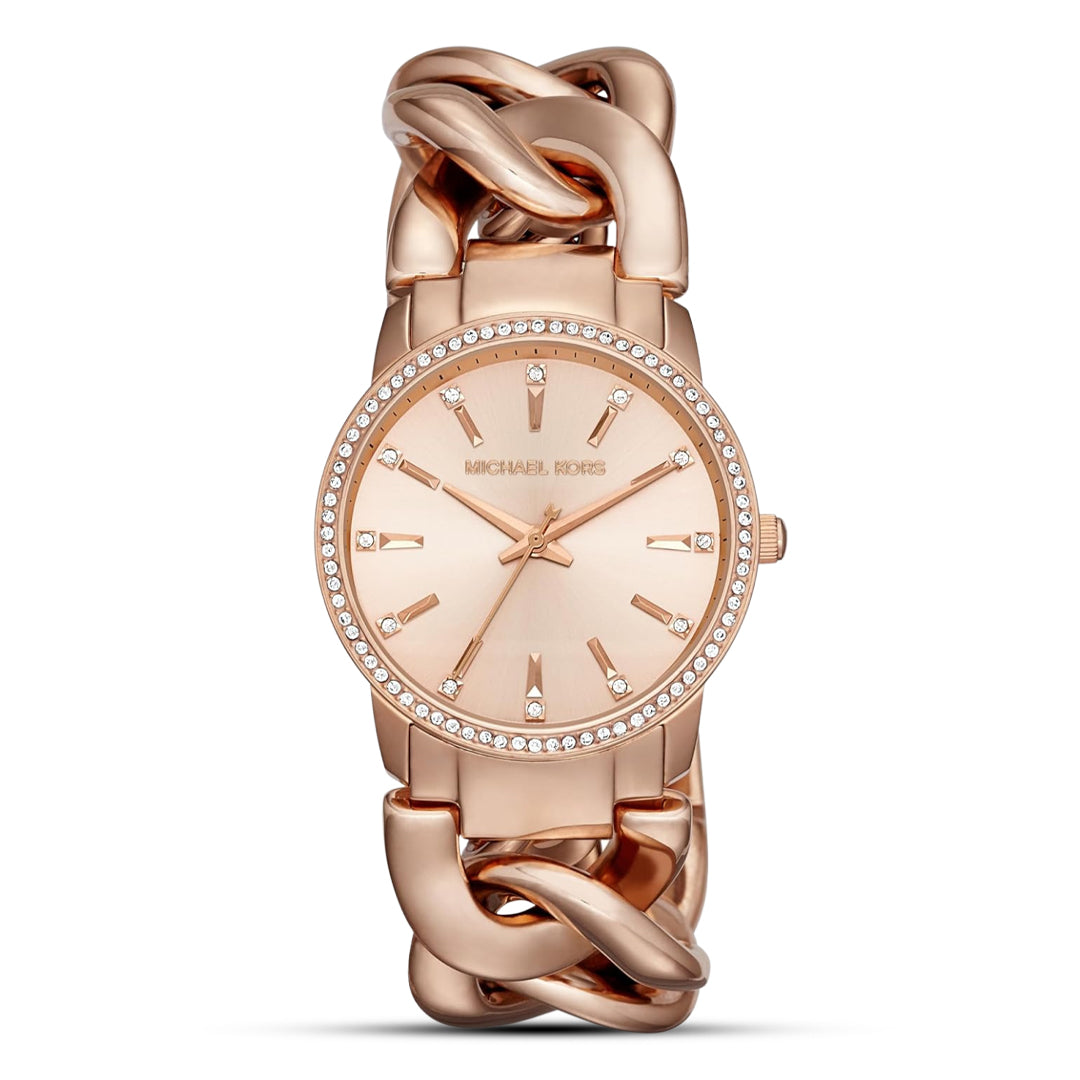 Michael Kors Nini Quartz Rose Gold Dial Ladies Watch MK3236 - Main Image