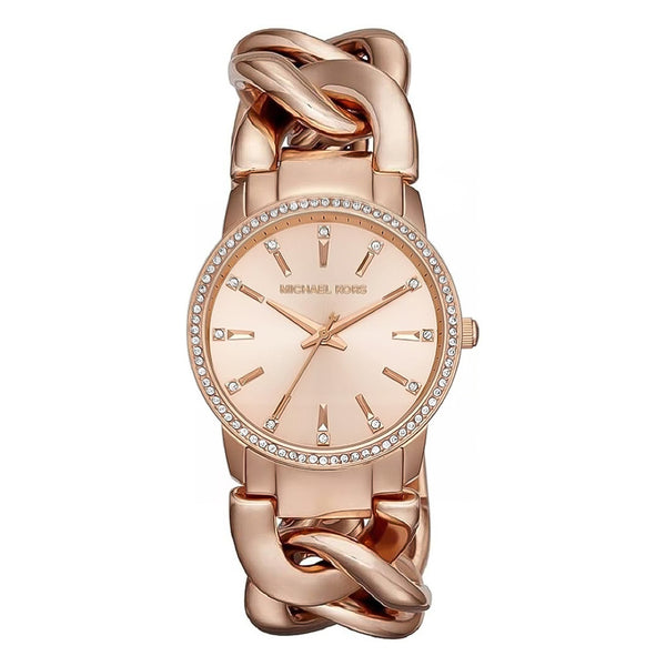 Michael Kors Nini Quartz Rose Gold Dial Ladies Watch | MK3236