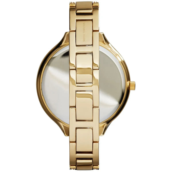 Michael Kors Slim Runway Gold-Tone Stone Women's Watch| MK3256