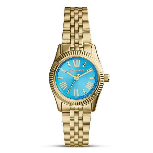 Michael Kors Pettie Lexington Ocean Blue Dial Women's Watch | MK3271