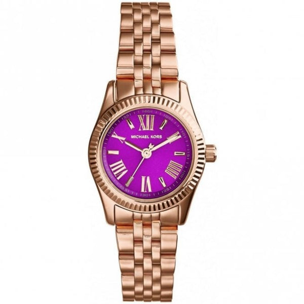 Michael Kors Pettie Lexington Purple Dial Women's Watch | MK3273