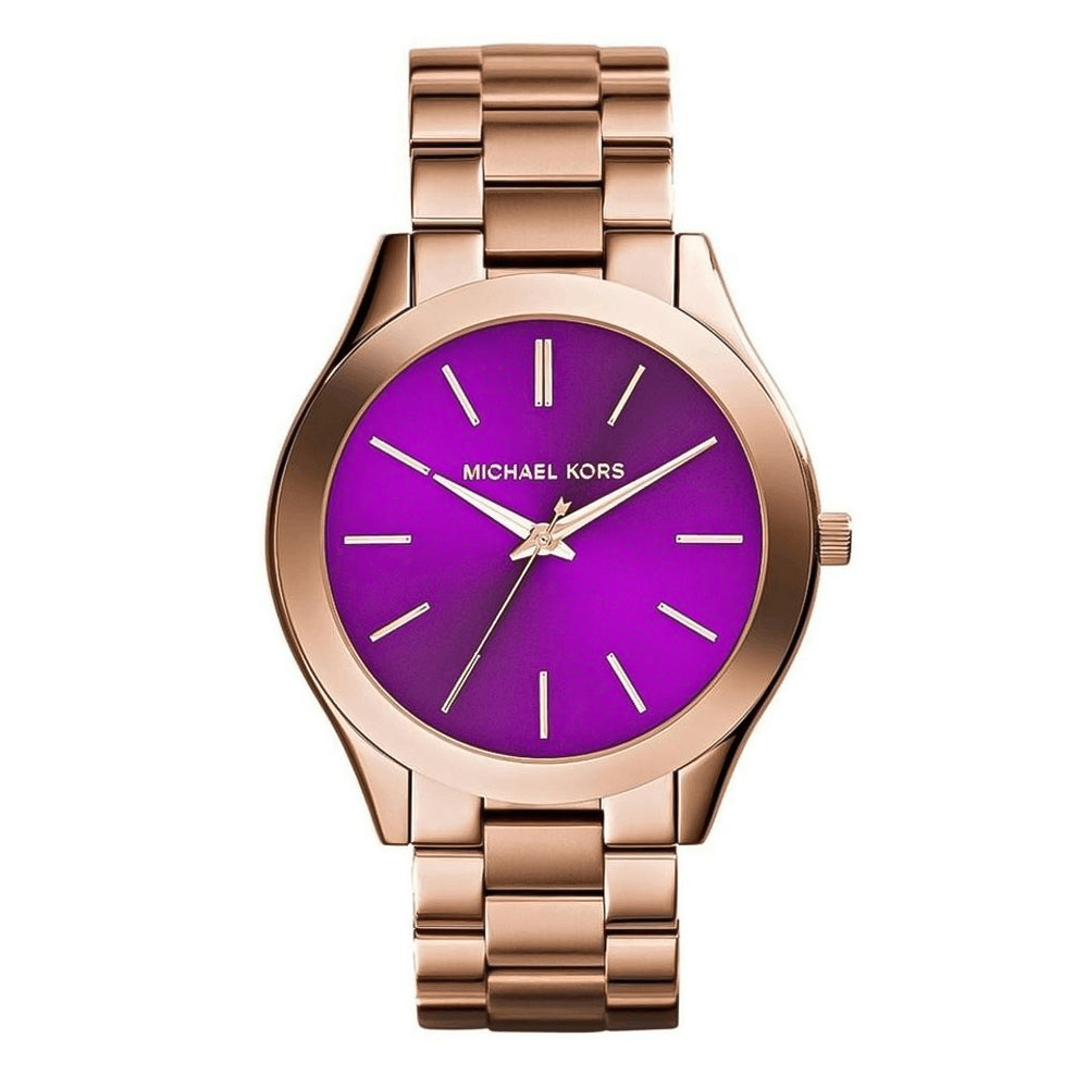 Michael Kors Slim Runway Purple Dial Ladies Watch MK3293