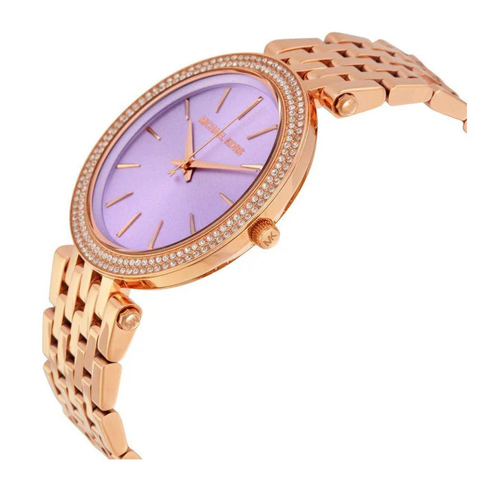 Michael Kors Darci Purple Dial Ladies Watch | MK3400