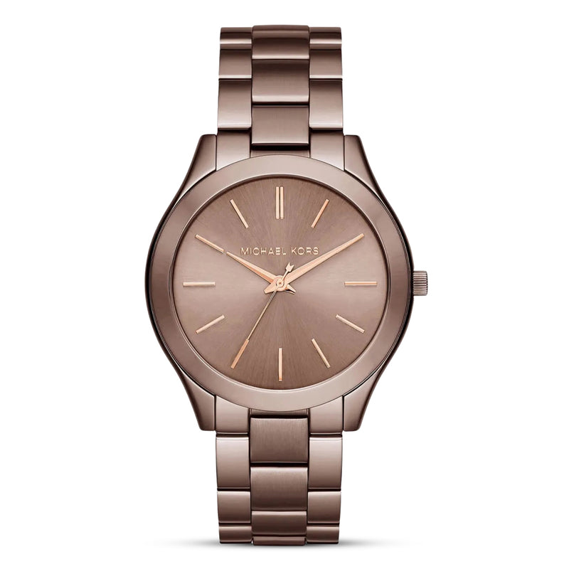 Michael Kors Slim Runway Brown Women's Watch| MK3418