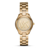 Michael Kors Women's Mini Slim Runway Gold Watch |  MK3477