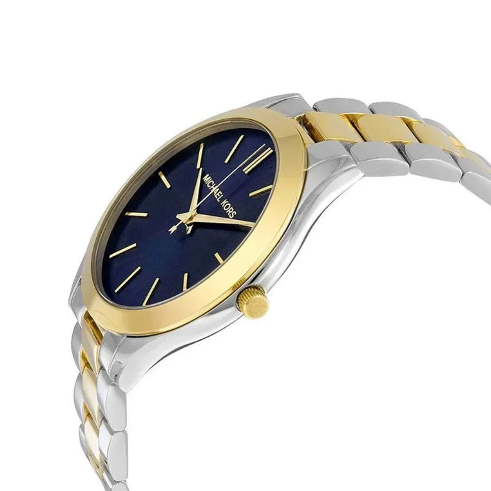 Michael Kors Runway Two Tone Blue Dial Ladies Watch | MK3479