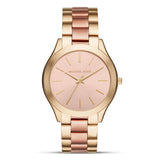 Michael Kors Slim Runway Pink Dial Ladies Watch | MK3493