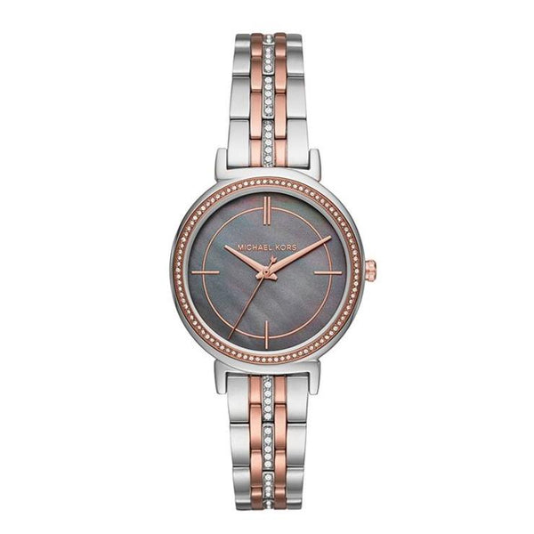 Michael Kors Cinthia Two Tone Grey Dial Women's Watch | MK3642