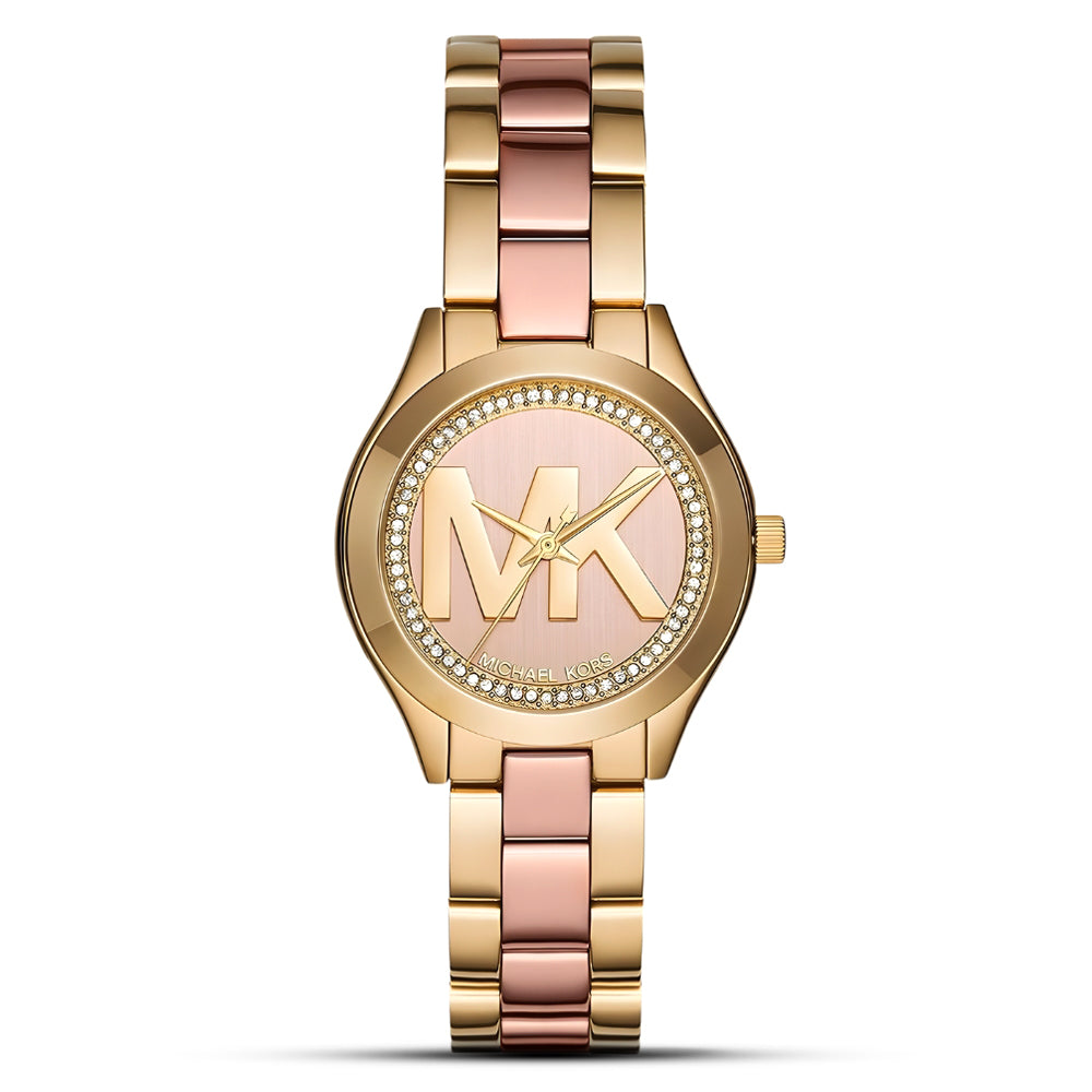 Michael Kors Mini Runway Two-Tone Ladies Watch| MK3650