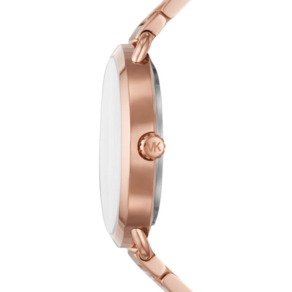 Michael Kors 3 Hand Rose-Gold Stainless Steel Women's Watch| MK3853