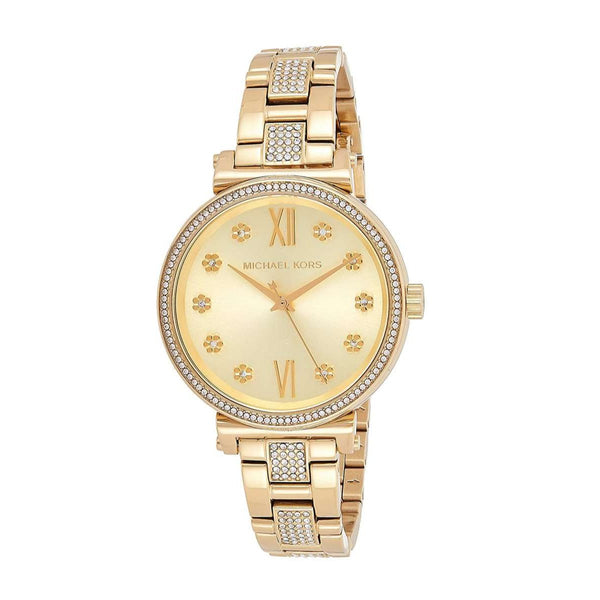 Michael Kors Sofie Gold Tone Champagne Dial Women's Watch | MK3881