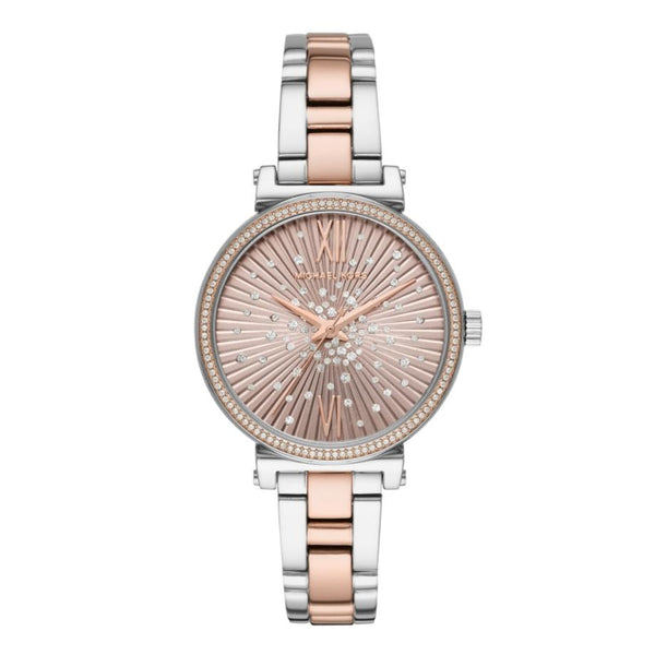 Michael Kors Sofie Two Tone Pink Dial Women's Watch | MK3972