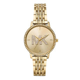 Michael Kors Melissa Pavé Gold-Tone Dial Ladies Watch | MK4371