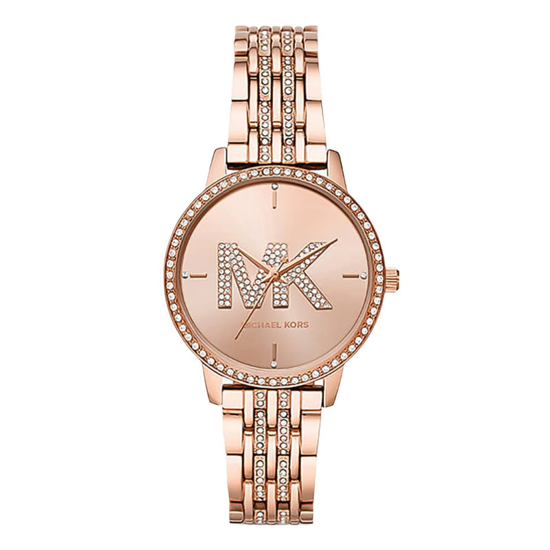 Michael Kors Melissa Pavé Rose Gold Dial Ladies Watch | MK4372