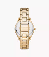 Michael Kors Liliane Three-Hand Gold-Tone Ladies Watch MK4555