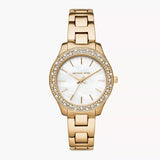 Michael Kors Liliane Three-Hand Gold-Tone Ladies Watch MK4555