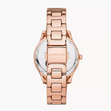 Michael Kors Liliane Rose Gold Tone White Dial Women's Watch| MK4557