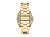 Michael Kors Runway Gold Tone White Dial Ladies Watch MK4561