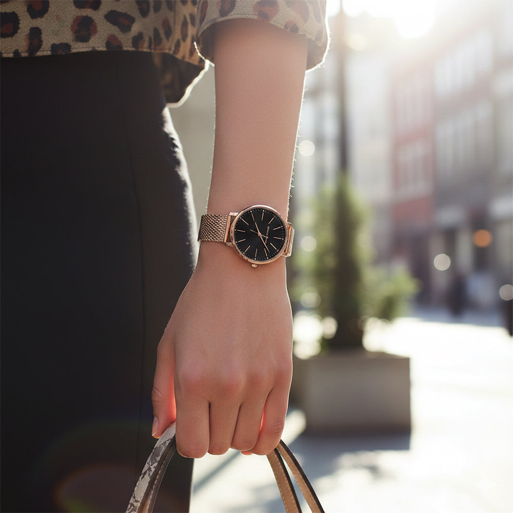 Michael Kors Pyper Analog Black Dial Ladies Watch | MK4566