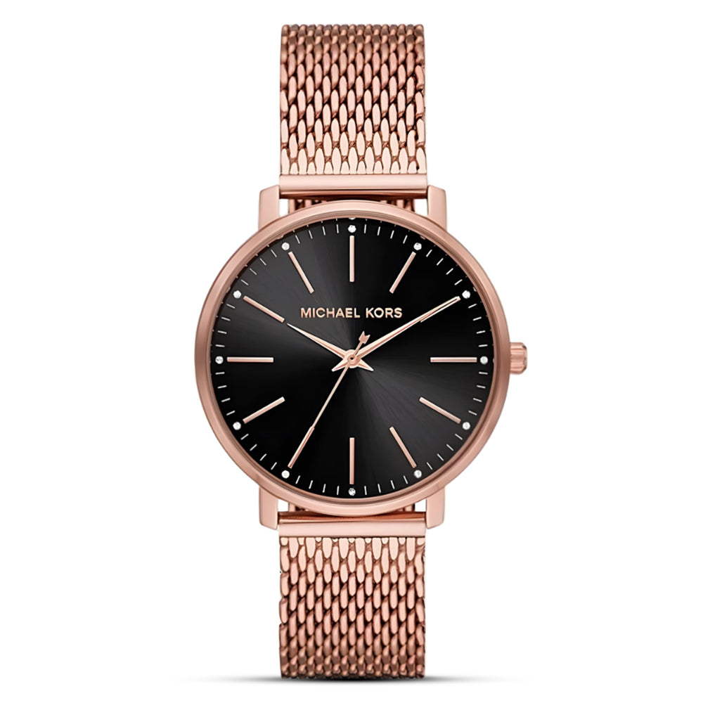 Michael Kors Pyper Analog Black Dial Ladies Watch | MK4566