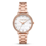 Michael Kors Pyper Rose Gold Tone White Dial Women's Watch| MK4594