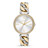 Michael Kors Catelyn Two Tone White Dial Ladies Watch | MK4633